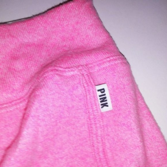 Victoria Secret PINK High Waist Short Small Solid Pink Sleepwear Bottom New With - Picture 3 of 6